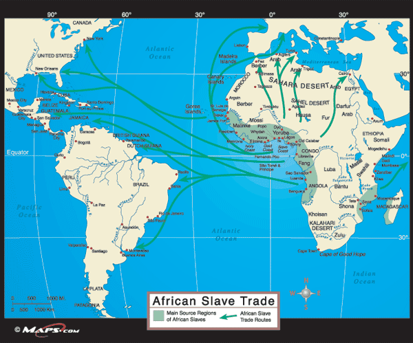 atlantic slave trade american colonies