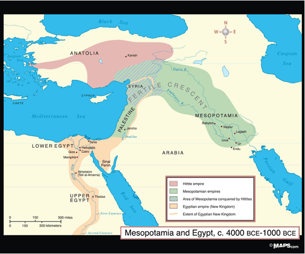 egyptians and mesopotamians