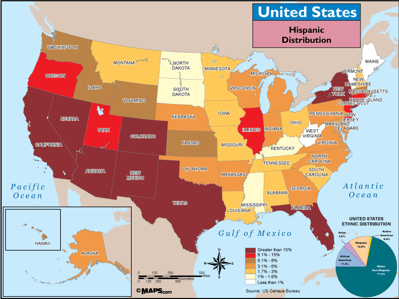 Usa Ethnicity Map
